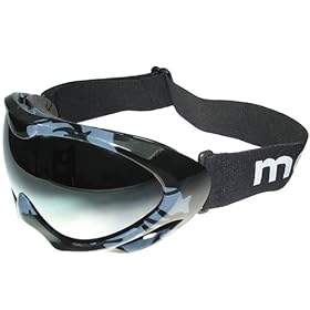 Mecara MG9 Ski Goggles / Snowboard Glasses / Helmet Compatible / Made from Highly Flexible High Quality Plastic / Includes Microfiber Storage Bag