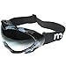 Mecara MG9 Ski Goggles / Snowboard Glasses / Helmet Compatible / Made from Highly Flexible High Quality Plastic / Includes Microfiber Storage Bag/Introductory pricing for the U.S market