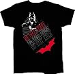 Batman The Dark Knight Stance Black Tee T-Shirt
