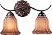 Minka Lavery March&eacute; Bronze 2 Light Bath Vanity 6642-156
