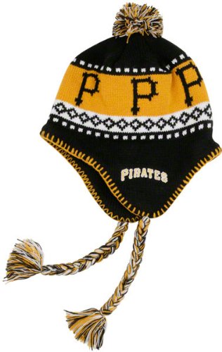 MLB Men's Pittsburgh Pirates Abomination Knit (Black, One Size)