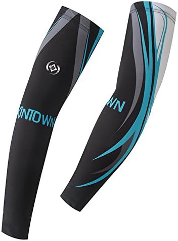 Compression Fit Support Arm Sleeves Set Cooling Athletic Sport Skins Sun Protective UV Cover M-XXXL