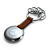 Mercedes Benz Classic Brown Leather Key Ring