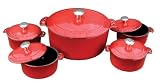 Sante Soup Set, Enamel Cast Iron With Non Stick Interior