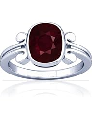 Platinum Cushion Cut Ruby Solitaire Ring (GIA Certificate)