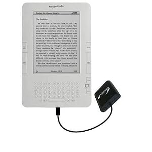Portable Emergency AA Battery Charge Extender for the Amazon Kindle 2nd & Latest Generation / Kindle DX ( aka Wi-Fi Free 3G 6in. 9.7in. ) – uses Gomadic TipExchange Technology