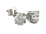 1/4ct Round Diamond Stud Earrings in 14K White Gold JK I2 3 41UIgRzVUGL. SL160 1/4ct Round Diamond Stud Earrings in 14K White Gold JK I2 3