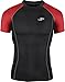 New 065 Black Skin Tights Compression Base Layer Short Sleeve Mens T Shirt