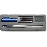 Pilot Pen Parallel Pen 2-Color Calligraphy Pen Set, with Red and Blue Ink Cartridges, 6.0MM Nib, FP360-SET
