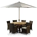 Panama Kuba 6 Seat Garden Patio Furniture Set