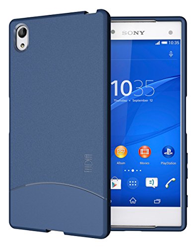 Xperia Z5 Premium Case, TUDIA Ultra Slim Full-Matte ARCH TPU Bumper Protective Case for Sony Xperia Z5 Premium Version (Blue)