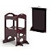 Little Partners Learning Tower and Easel in Dark Cherry