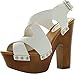 Breckelles Renee-23 Chunky High Heel Platform Sandals