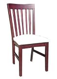 Kyoto Pair Of Solid Wood Dining Chairs Wenge