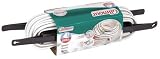 Gilmour 11 Series Marine & Recreation Space Saver Flat Hose w/Reel, 1/2 Inch x 25 Feet, #11-12025RWhite w/Aqua Stripe