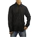 Mens Kenneth Cole New York black button up long sleeve stripes dress shirt. 100% authentic designer shirt with a classic fit. Featuring a fresh looking diagonal stripes design. Great brand name top with high quality light weight cotton which is great for both formal and casual occasions.