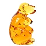 Moser Crystal Topaz Gorilla Figurine