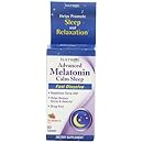 Natrol Advanced Melatonin Plus Sleep Aid, Strawberry, Fast Dissolve Tablets, 60 Count