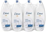 Dove Body Wash, Deep Moisture, 24 Ounce Bottles (Pack of 4)
