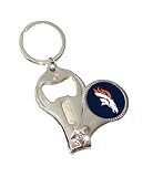NFL Denver Broncos 3-in-1 Nailclipper Keychain