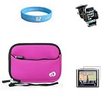 Soft Neoprene Cushion Carry Case for 4.3 inch GPS TomTom GO 630 730 740 2405TM XL 325S + Screen Protector + GPS Car Mount + SumacLife TM Wisdom*Courage Wristband (Pink) Soft Neoprene Cushion Carry Case for 4.3 inch GPS TomTom GO 630 730 740 2405TM XL 325S + Screen Protector + GPS Car Mount + SumacLife TM Wisdom*Courage Wristband (Pink)
