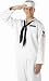 Apparel : Military Mens Navy Sailor Costume White Suit Pants Outfit with Hat
