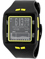 Vestal Unisex BRG018 Brig Tide & Train Digital Display Quartz Black Watch