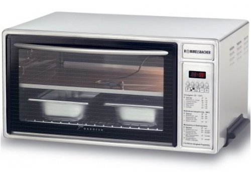 Rommelsbacher BGO 1600/E Mini-Ofen Edesltahl-Silber