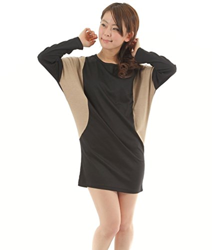 きれいめ ThankSmile ドルマンスリーブ ワンピース ワンピースレディース ドルマン チュニック ドルマンワンピース