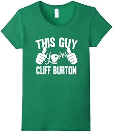 Women's cliff burton t shirts Medium Kelly Green