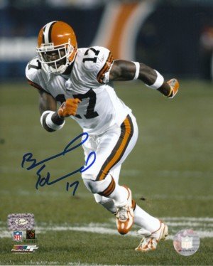 Braylon Edwards signed Cleveland Browns 8x10 Photo