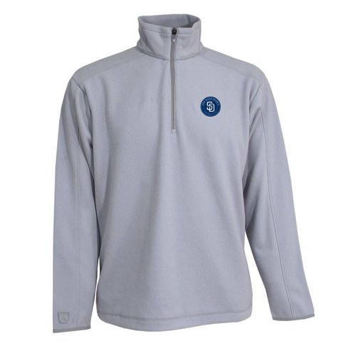 San Diego Padres Frost Polar Fleece Pullover (Grey) - XXX-Large