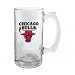 Chicago Bulls Beer Mug: 13 oz Glass Tankard