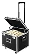 Vaultz Locking Mobile Wheelie Chest Letter/Legal, Black (VZ01270)