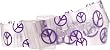Invisibelt Girls' Peace Out Plum Belts