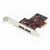StarTech.com 2 Port PCI Express eSATA Controller Adapter Card PEXESATA2