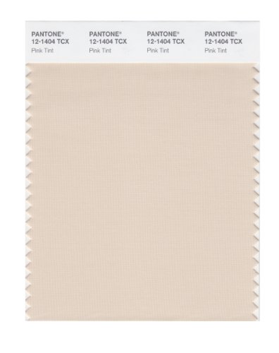 PANTONE Smart 12-1404X Color Swatch Card, Pink Tint