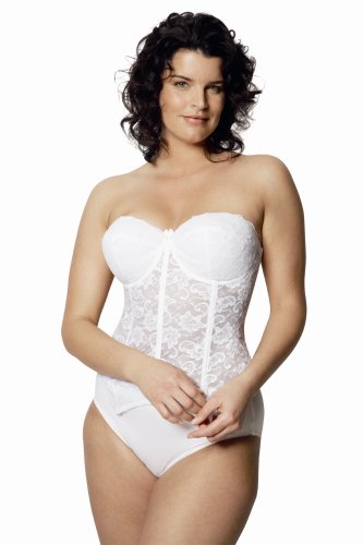 Lace Bridal Merry Widow Longline Bra By Goddess