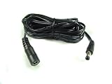 2.1mm X 5.5mm DC Plug Extension Cable for Power Adapter, 12 Feet