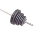 Cap Barbell Weight Set with Threaded Bar (Black, 1-Inch/100 Pound)