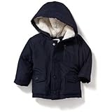 オールドネイビー OLD NAVY/ フードフリースラインドジャケット インクブルー アウターパーカー 3～6ヶ月【並行輸入】