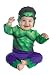 Infant Incredible Hulk Costume - NOCOLOR - one size