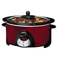 Crock-Pot Oval Programmable 5.5-qt. Crock Pot - Metallic Red
