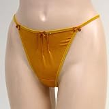 Venus 2 Pack $28 Satin Camel Floral Back Thong #0162 sz S M