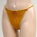  : Venus 2 Pack $28 Satin Camel Floral Back Thong #0162 sz S M