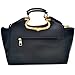 Dasein Drop Handle Raised Stitch Winged Handbag, Shoulder bag, Tablet Bag, iPad Bag