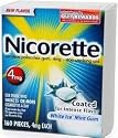 Nicorette 4mg Intense Coated Flavor White Ice Mint, 160 pieces.