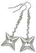 Naruto Shippuden: Earrings - Shuriken Ninja Weapon