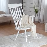 KidKraft Hill Country Rocker in White (Adult Rocking Chair)