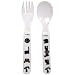 Fork Spoon Set Baby Cie Pirates Colorful Melamine Baby Dinnerware